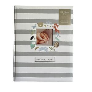 CR Gibson Baby First Five Years Memory Book Boy or Girl Life Milestones